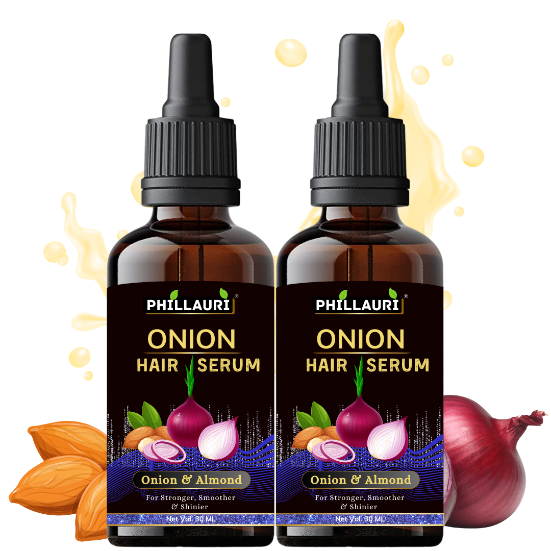 Phillauri Onion And Almond Hair Serum For Stronger, Smoother And Shiner