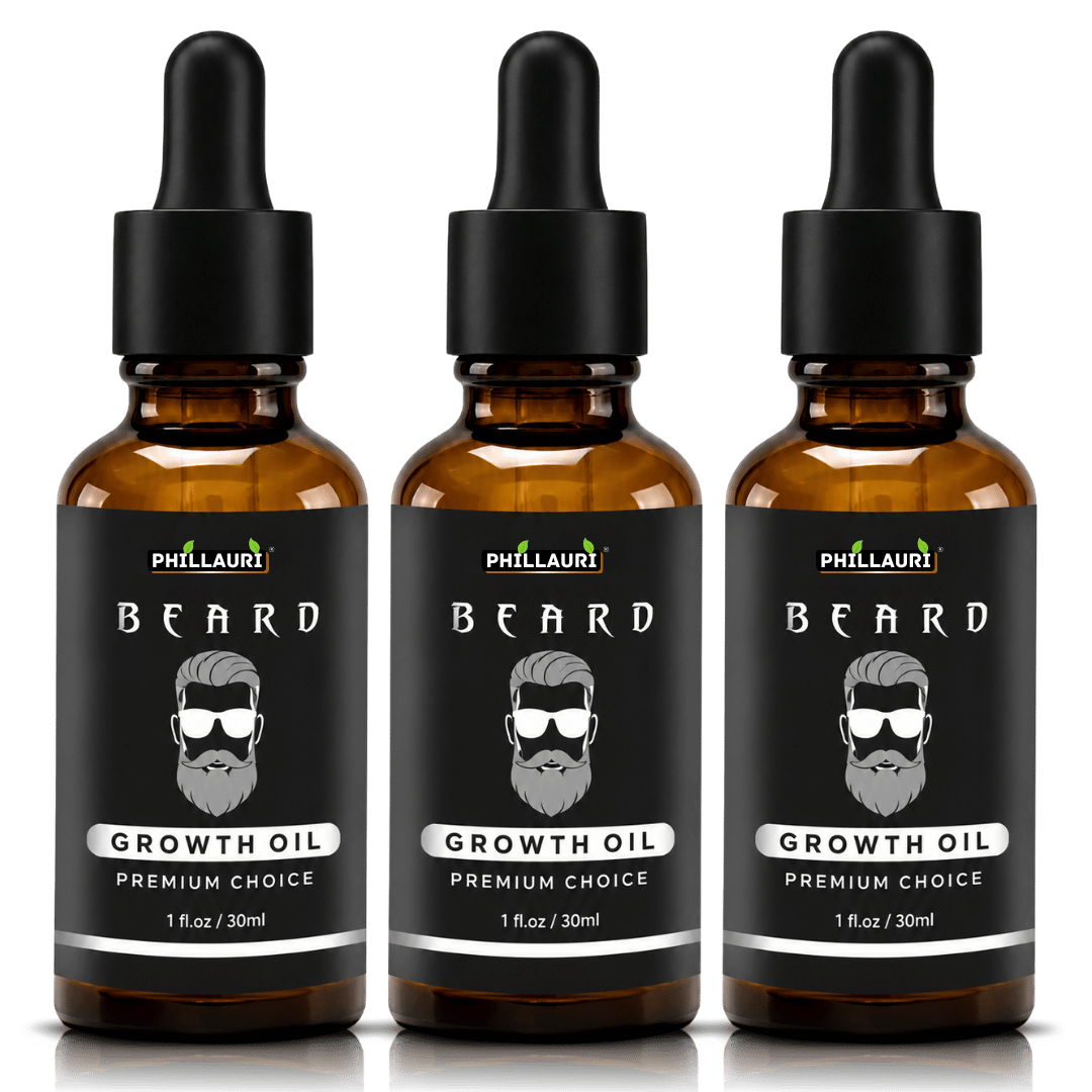 Phillauri Beard Growth Oil – With Castor, Argan & Almond Oil