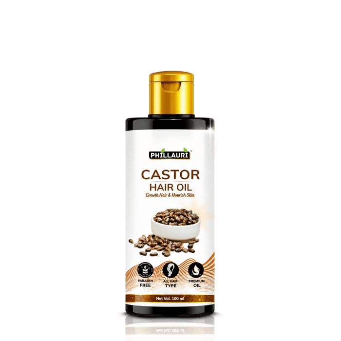 Phillauri Castor Hair Oil – Hair Growth & Nourishment, 100ml