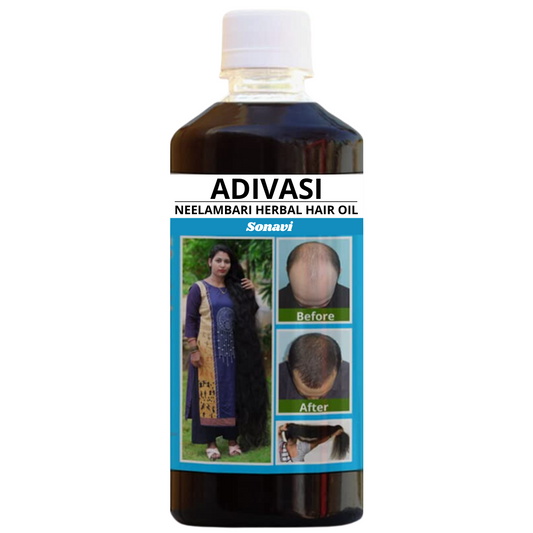 Neelambari Adivasi Hair oil, Natural Way to Hair Regrowth Adivasi Formula