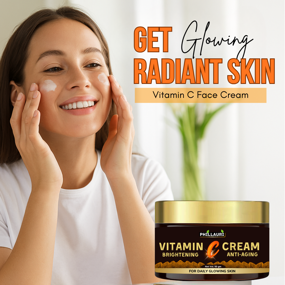 Phillauri Vitamin C Anti-aging Face Cream For Daily Glowing Skin, 50gm