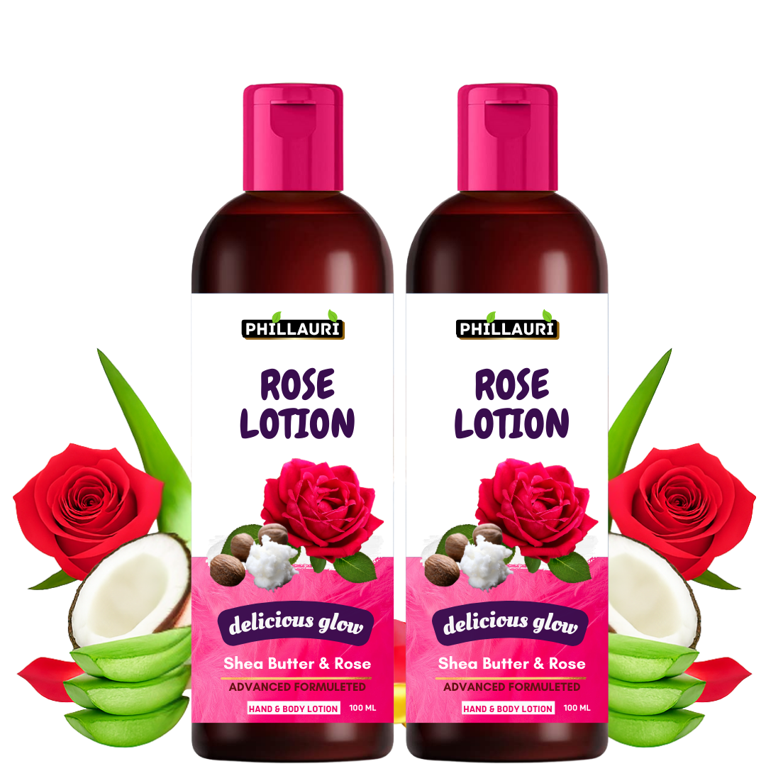 Phillauri Advanced Formulated Rose Body Lotion For Delicious Glow Skin
