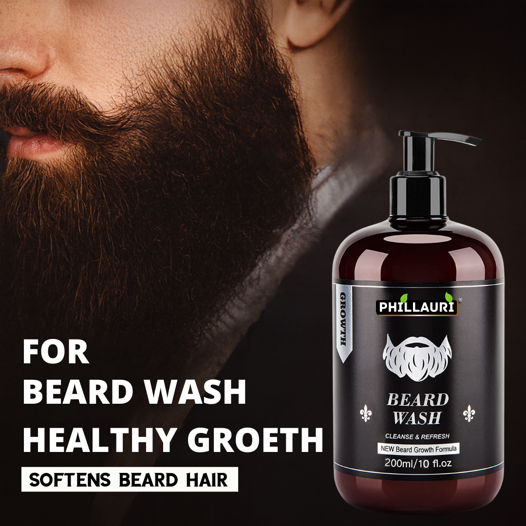 Phillauri Beard Wash For Refresh And Conditioner For Moisturizing, 200ML