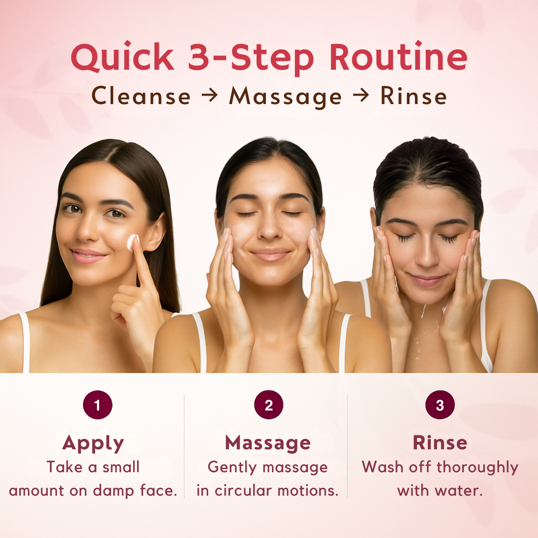 Phillauri Strawberry Face Wash For Youthful Appearance, 60ml