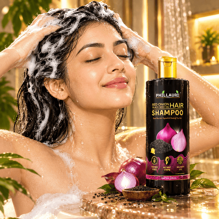 Phillauri Red Onion with Black Seed Oil Shampoo