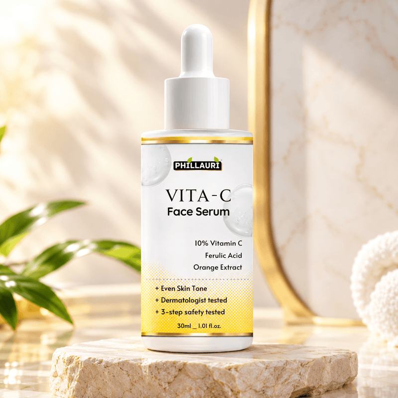 10% Vitamin C Face Serum with Hyaluronic Acid & Orange Extract