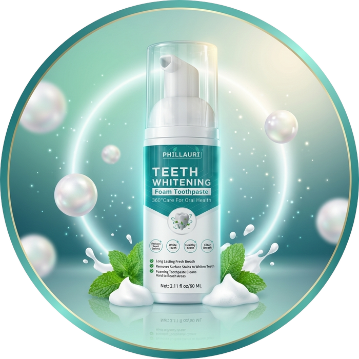 Phillauri Teeth Whitening Foam – White & Healthy Teeth, 60ml