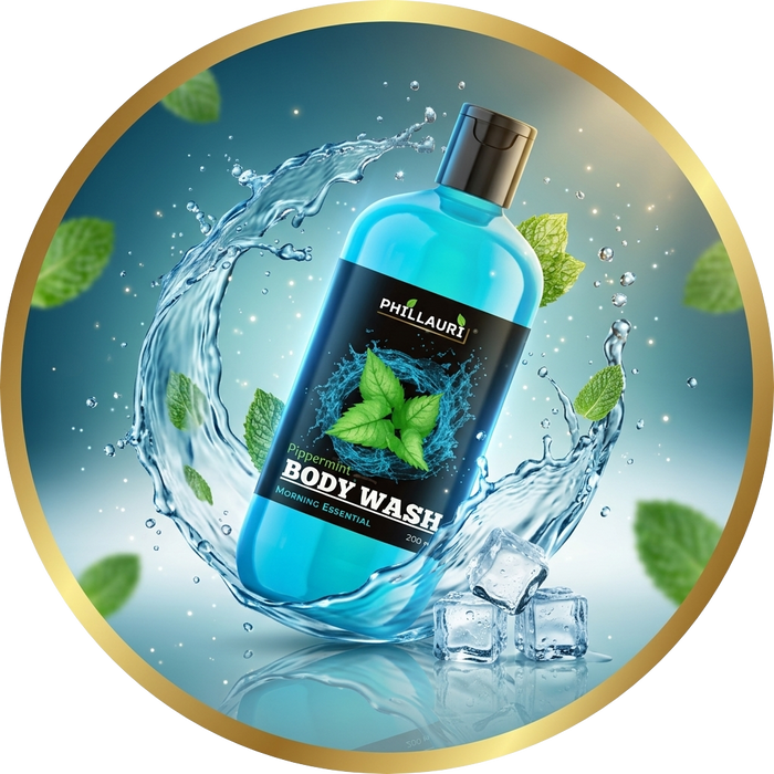 Phillauri Peppermint Body Wash – Soft & Glowing Skin, 200ml