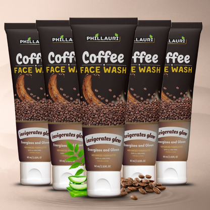 Phillauri Coffee Face Wash for Energizes and glows, 60ML