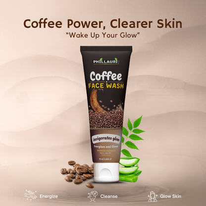 Phillauri Coffee Face Wash for Energizes and glows, 60ML