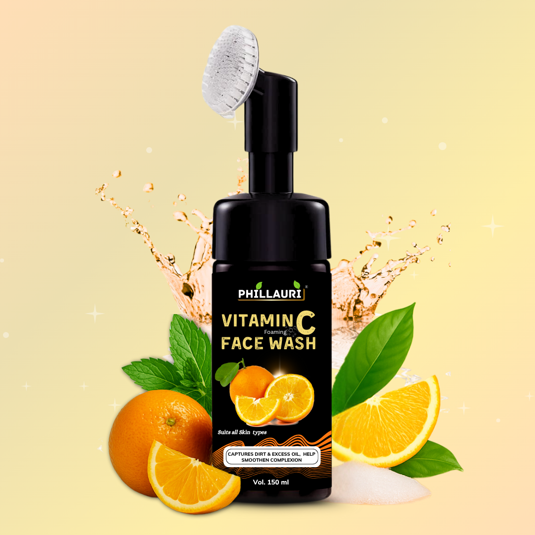 Phillauri Vitamin C Facewash For Captures Dirt And Smoothen Complexion, 150ml