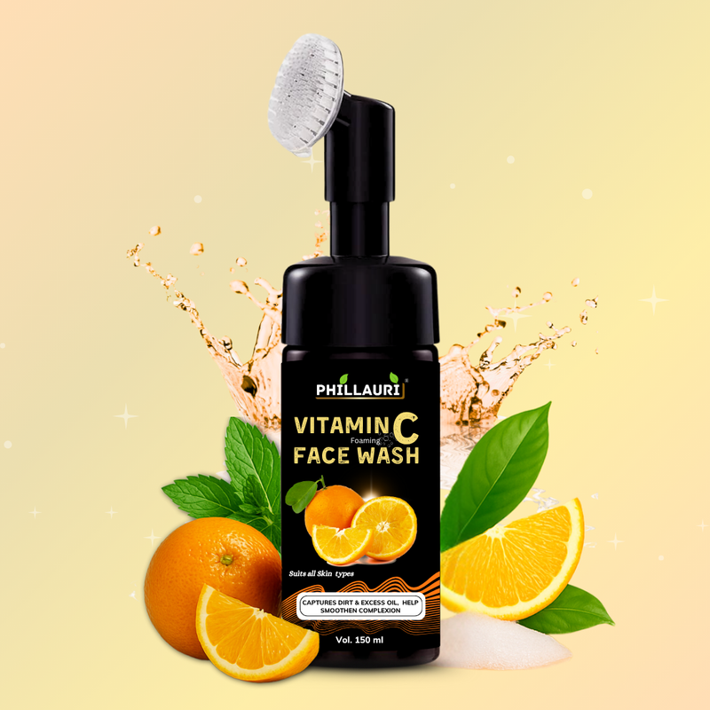 Phillauri Vitamin C Facewash For Captures Dirt And Smoothen Complexion, 150ml