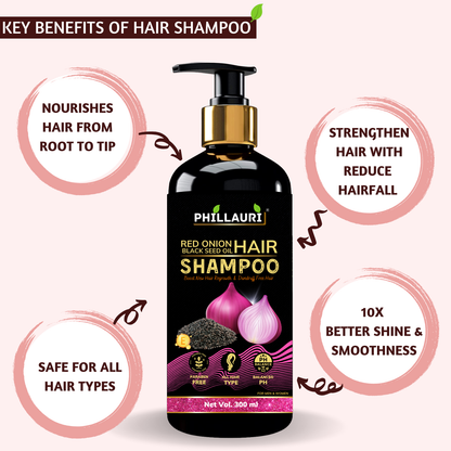 Phillauri Red Onion Healthy Hair care Kit with Face kit Combo Kit  (4 Items in the set) ⭐⭐⭐⭐⭐( 1,209 Ratings & 132 Reviews)