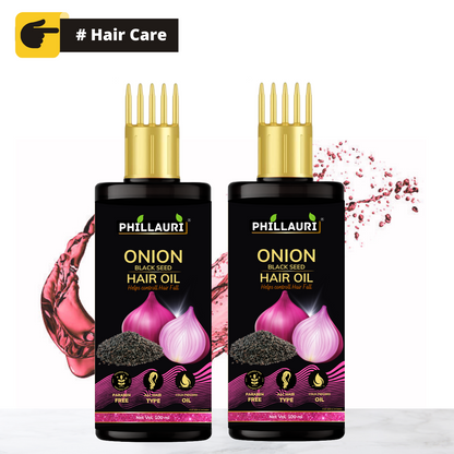 Phillauri Onion Blackseed Herbal Hair Oil, 200ML