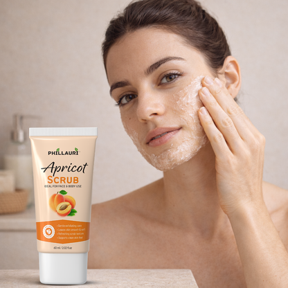 Phillauri Apricot Scrub – Gentle Exfoliating Face & Body Scrub