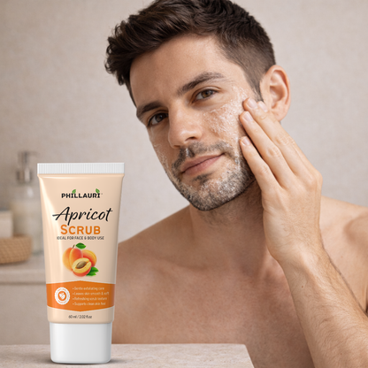 Phillauri Apricot Scrub – Gentle Exfoliating Face & Body Scrub