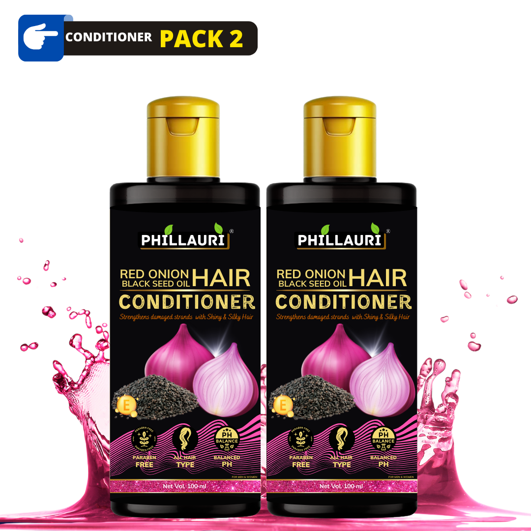 Phillauri Red Onion Black Seed Conditioner For Hair Growth, 100ML