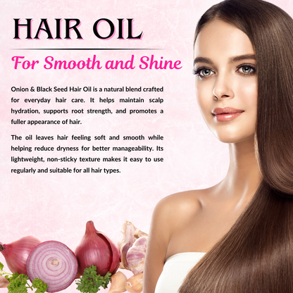 Phillauri Herbal Onion Hair Oil For Long And Strong Hair, 60ml