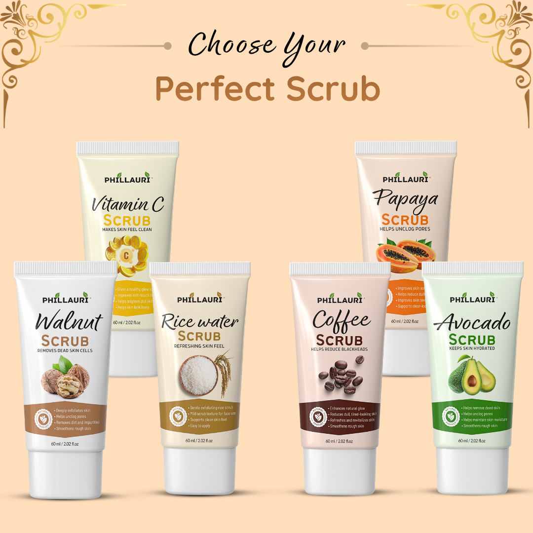 Phillauri Apricot Scrub – Gentle Exfoliating Face & Body Scrub
