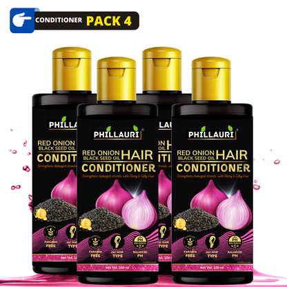 Phillauri Red Onion Black Seed Conditioner For Hair Growth, 100ML