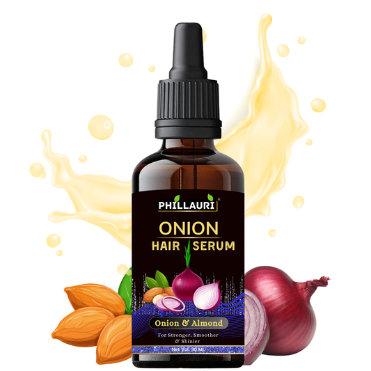 Phillauri Onion And Almond Hair Serum For Stronger, Smoother And Shiner