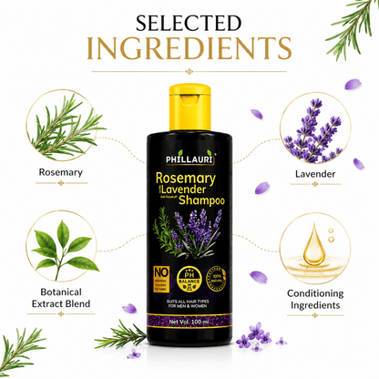 Phillauri Rosemary with Lavender Anti-Dandruff Shampoo