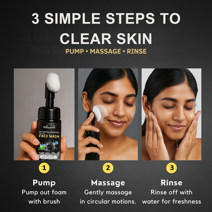 Phillauri Activated Charcoal Facewash For Helps Control Oiliness And Toxins, 150ML