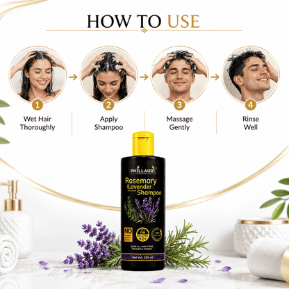 Phillauri Rosemary with Lavender Anti-Dandruff Shampoo