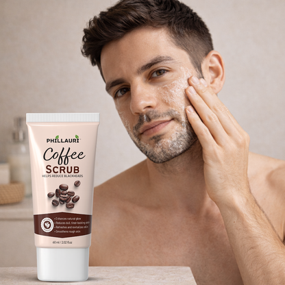Phillauri Coffee Scrub – Gentle Exfoliating Face & Body Scrub