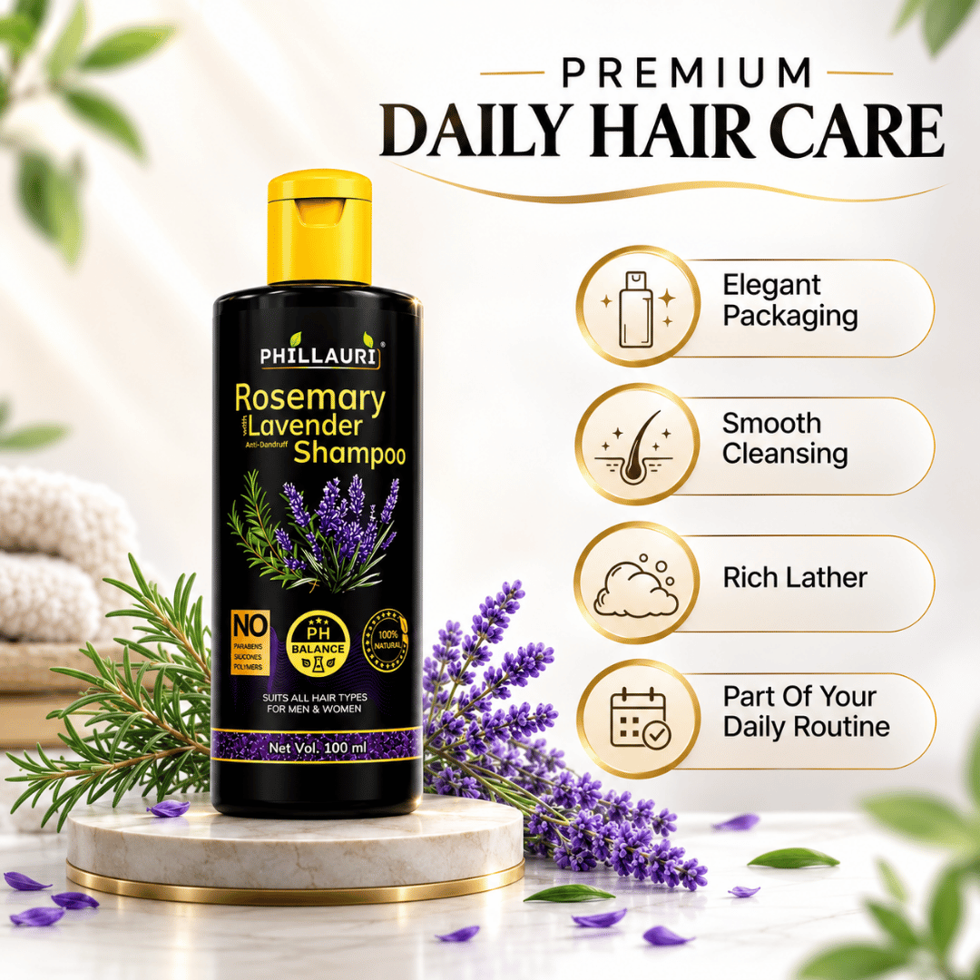 Phillauri Rosemary with Lavender Anti-Dandruff Shampoo