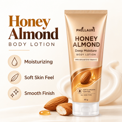 Phillauri Honey Almond Deep Moisture Body Lotion – With Almond Oil & Vitamin E