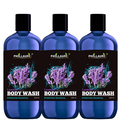 Phillauri Lavender Body Wash – With Rosemary Extract & Glycerin