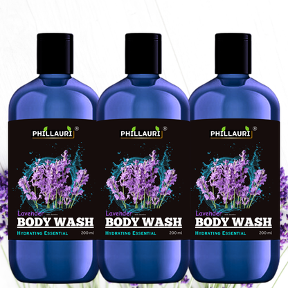 Phillauri Hydrate Lavender Body wash For All Skin Type, 200ML