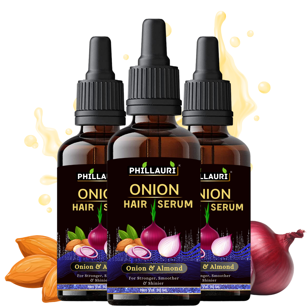 Phillauri Onion And Almond Hair Serum For Stronger, Smoother And Shiner