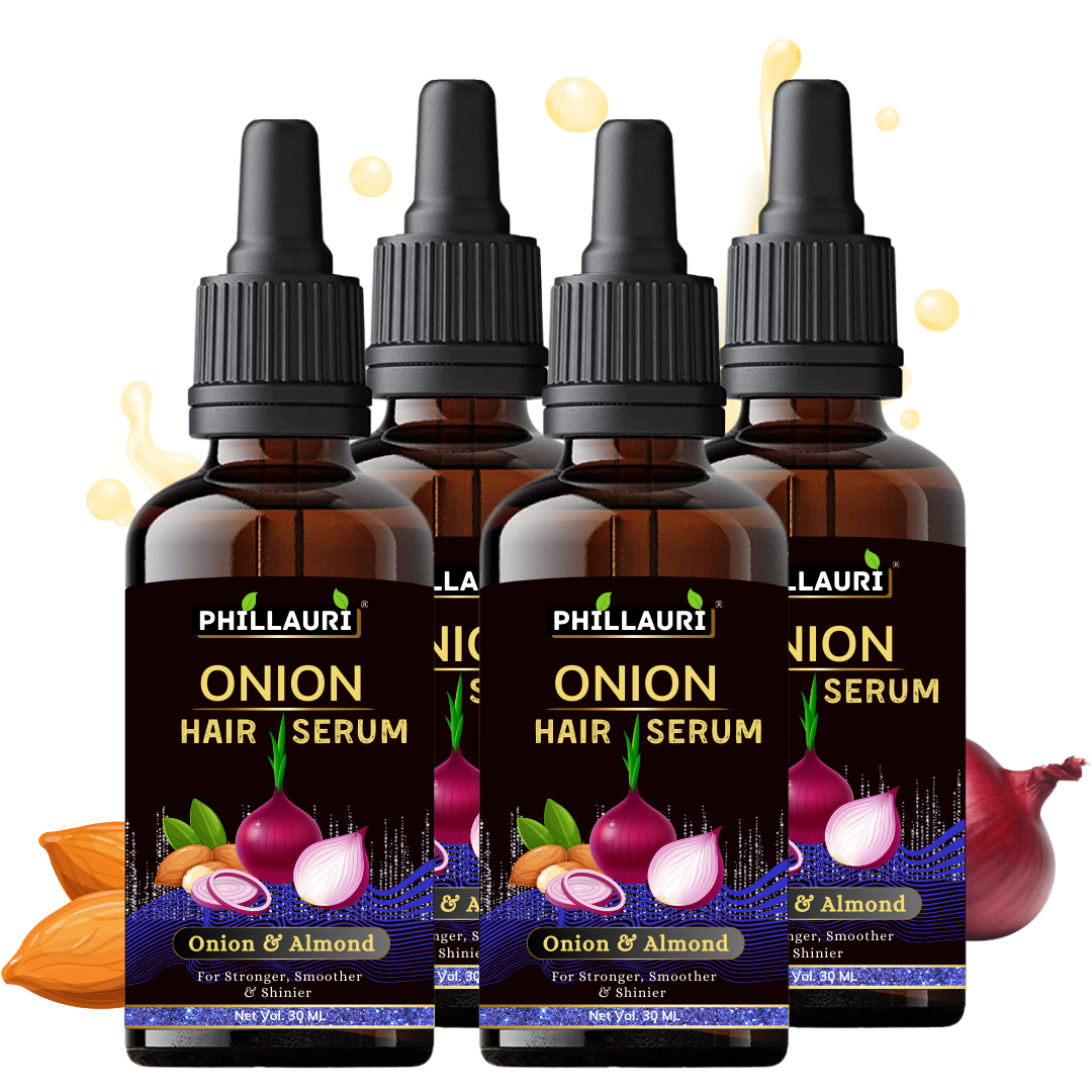 Phillauri Onion And Almond Hair Serum For Stronger, Smoother And Shiner