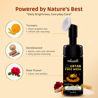 Phillauri Ubtan Facewash For Removing Dirt, Oils And Impurities, 150ml