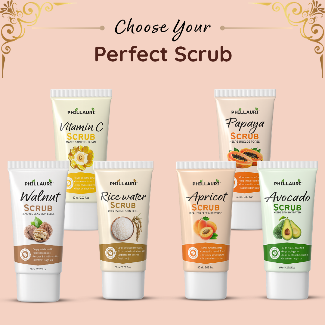 Phillauri Coffee Scrub – Gentle Exfoliating Face & Body Scrub