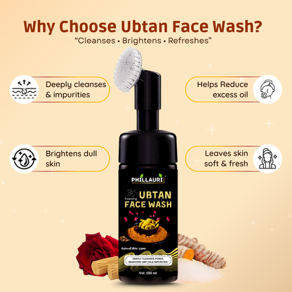 Phillauri Ubtan Facewash For Removing Dirt, Oils And Impurities, 150ml