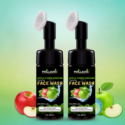 Phillauri Apple Sider Vinegar Forming Facewash For Help Unclogs Pores And Refreshes, 150ML