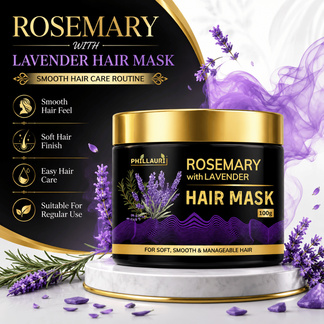Phillauri Rosemary with Lavender Hair Mask – For Soft, Smooth & Manageable Hair