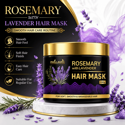 Phillauri Rosemary with Lavender Hair Mask – For Soft, Smooth & Manageable Hair