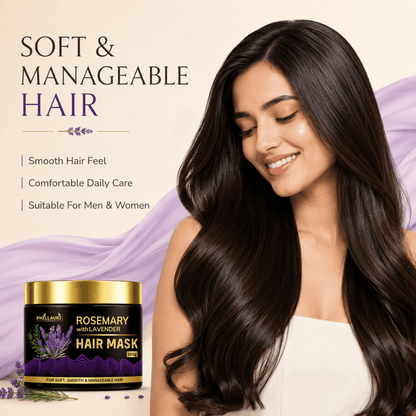 Phillauri Rosemary with Lavender Hair Growth Oil & Hair Mask Combo