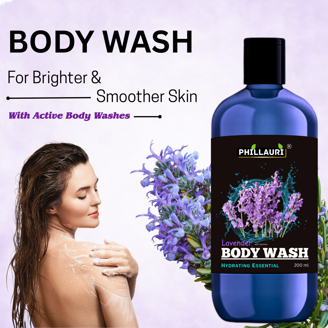 Phillauri Hydrate Lavender Body wash For All Skin Type, 200ML