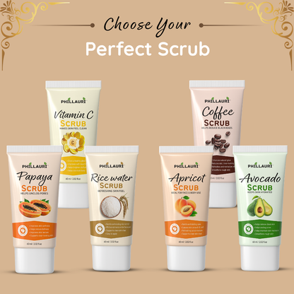 Phillauri Walnut Scrub – Gentle Exfoliating Face & Body Scrub