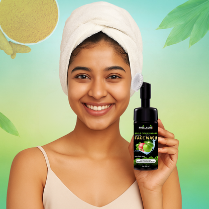 Phillauri Apple Sider Vinegar Forming Facewash For Help Unclogs Pores And Refreshes, 150ML