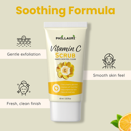 Phillauri Vitamin C Scrub – Gentle Exfoliating Face & Body Scrub