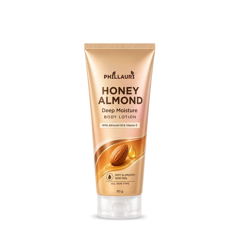 Phillauri Honey Almond Deep Moisture Body Lotion – With Almond Oil & Vitamin E