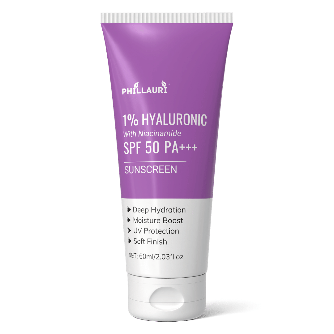 Phillauri 1% Hyaluronic with Niacinamide Sunscreen SPF 50