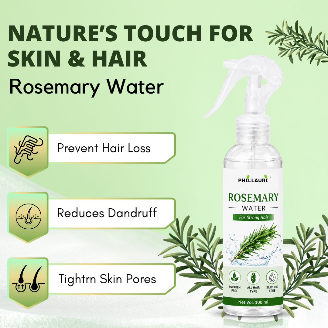 Phillauri Rosemary Water – For Strong Hair & Healthy Skin