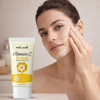 Phillauri Vitamin C Scrub – Gentle Exfoliating Face & Body Scrub